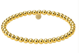 Classic 4 mm Stretchy Anti-Tarnish Gold Filled Stackable Bracelet