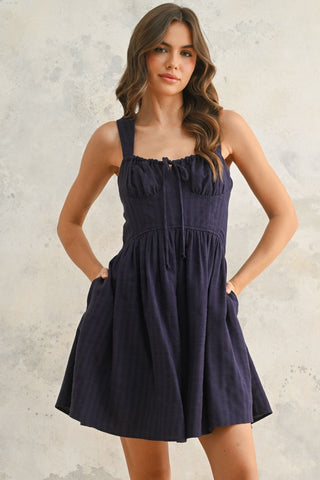 Navy Mini Dress