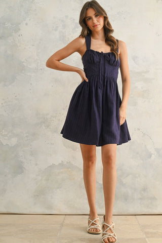 Navy Mini Dress