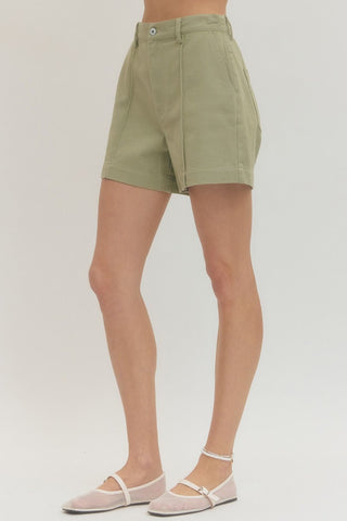 Matcha Woven Shorts