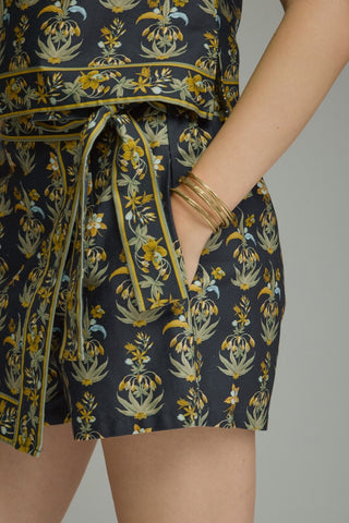 Floral Print Mini Skort