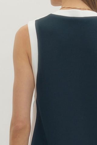 V-Neck Pullover Dress