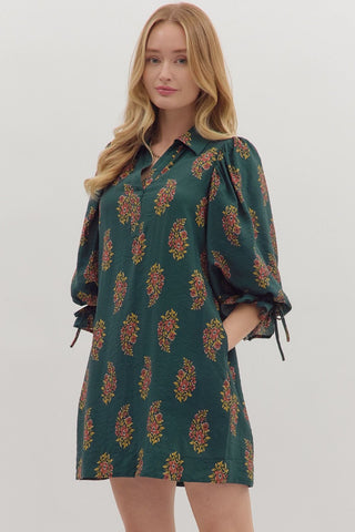 Floral Puff Sleeve Dress