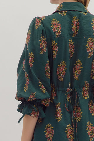 Floral Puff Sleeve Dress