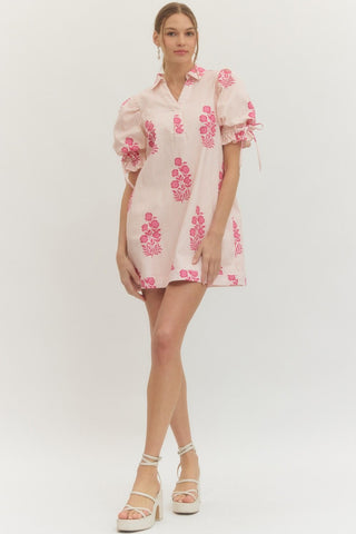 Floral Puff Sleeve Dress