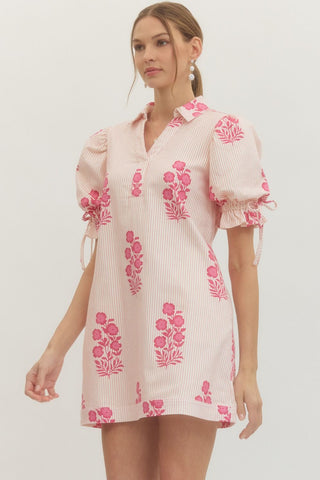 Floral Puff Sleeve Dress