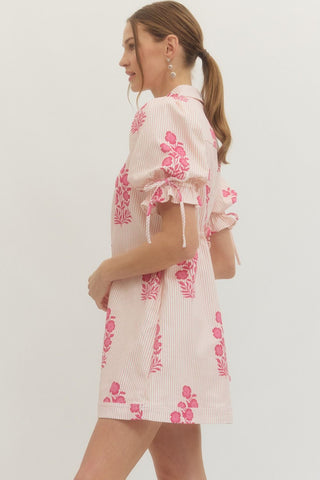 Floral Puff Sleeve Dress