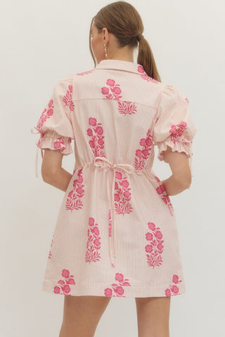 Floral Puff Sleeve Dress