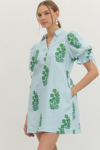 Floral Puff Sleeve Dress