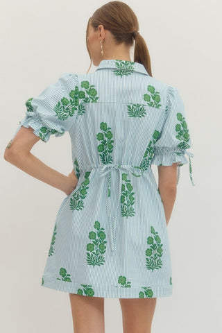 Floral Puff Sleeve Dress