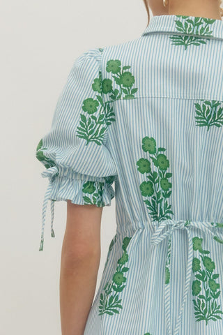 Floral Puff Sleeve Dress