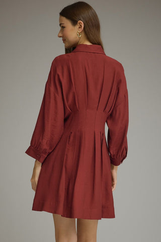 Burgundy Mini Dress