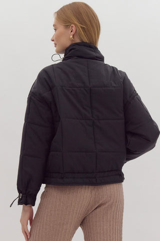 Black Quilt Jacket