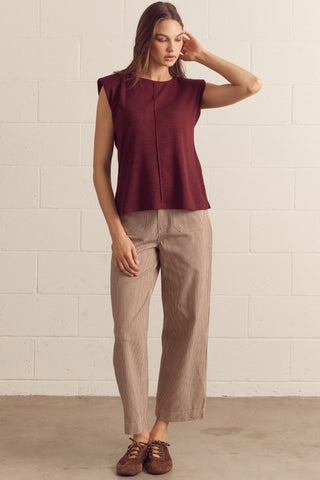 Sleeveless Knit Sweater