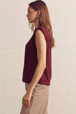 Sleeveless Knit Sweater