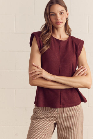 Sleeveless Knit Sweater