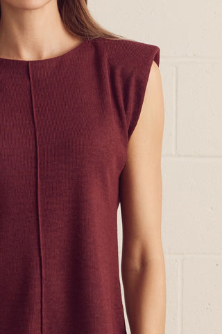 Sleeveless Knit Sweater