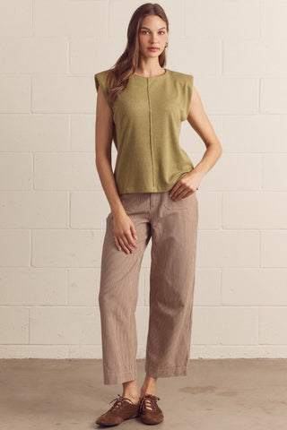 Sleeveless Knit Sweater