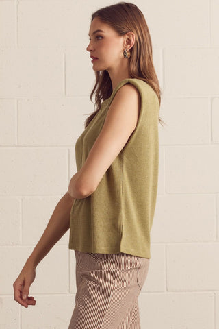 Sleeveless Knit Sweater