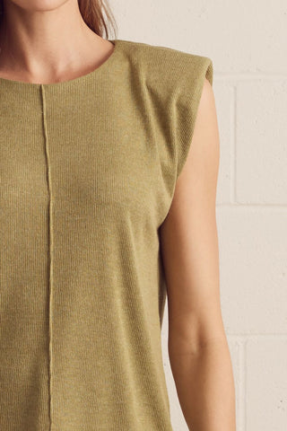 Sleeveless Knit Sweater