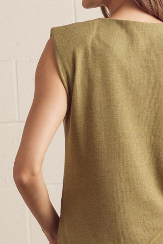 Sleeveless Knit Sweater