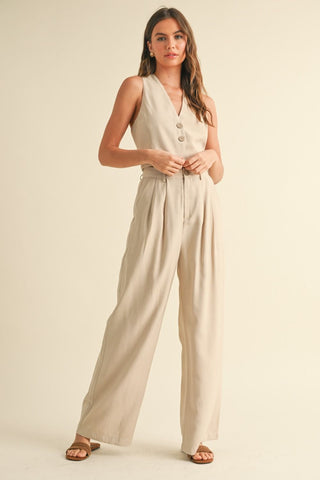 Sleeveless Tuxedo Vest