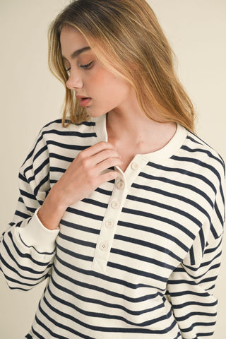 Navy Stripe Shirt