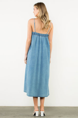 Denim Midi Dress