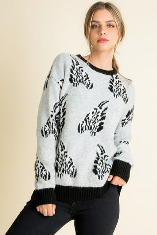 Zebra Sweater