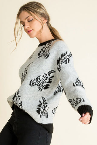 Zebra Sweater