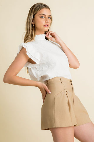 Flutter Sleeve Top