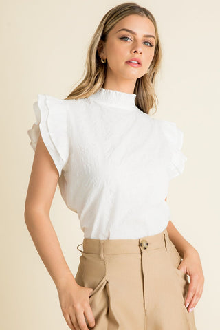 Flutter Sleeve Top